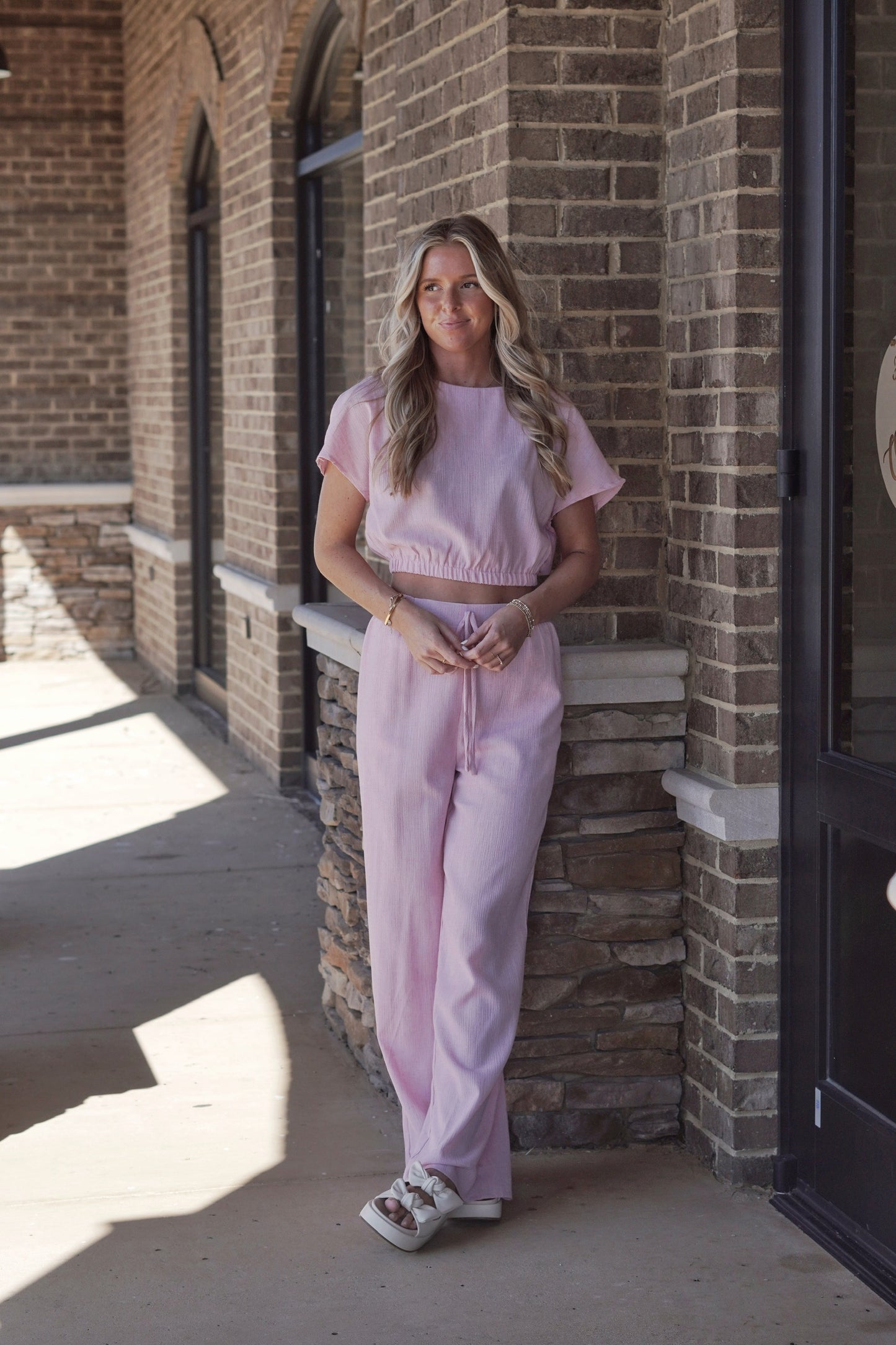 Lucy Linen Wide Leg Pants