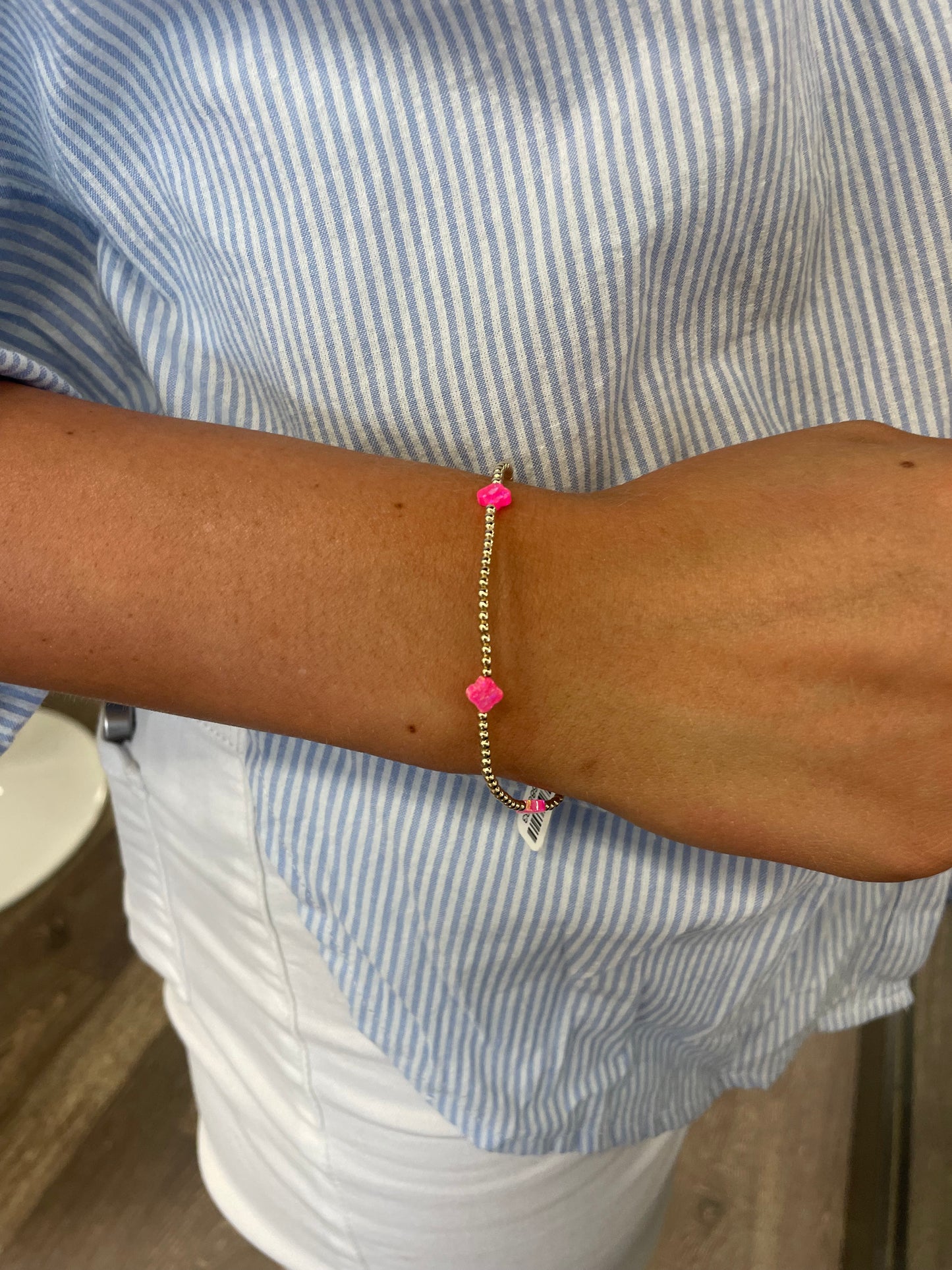 Opal Clover Bracelet