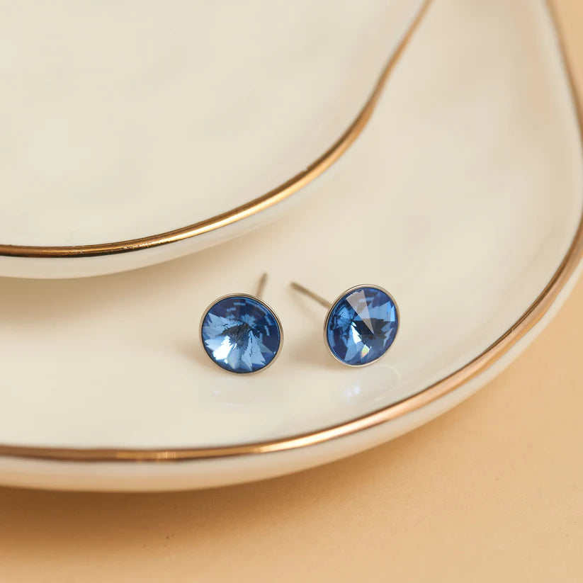 Rivoli Crystal Stud Earrings