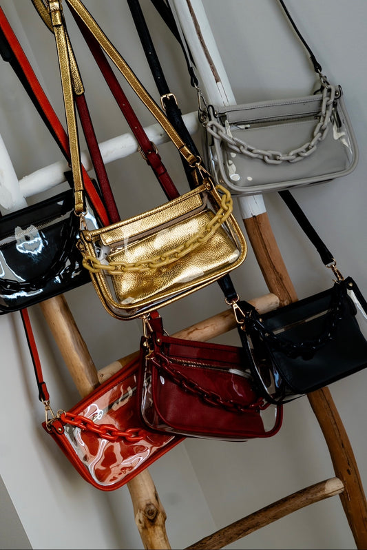Jessica Clear Stadium Purse