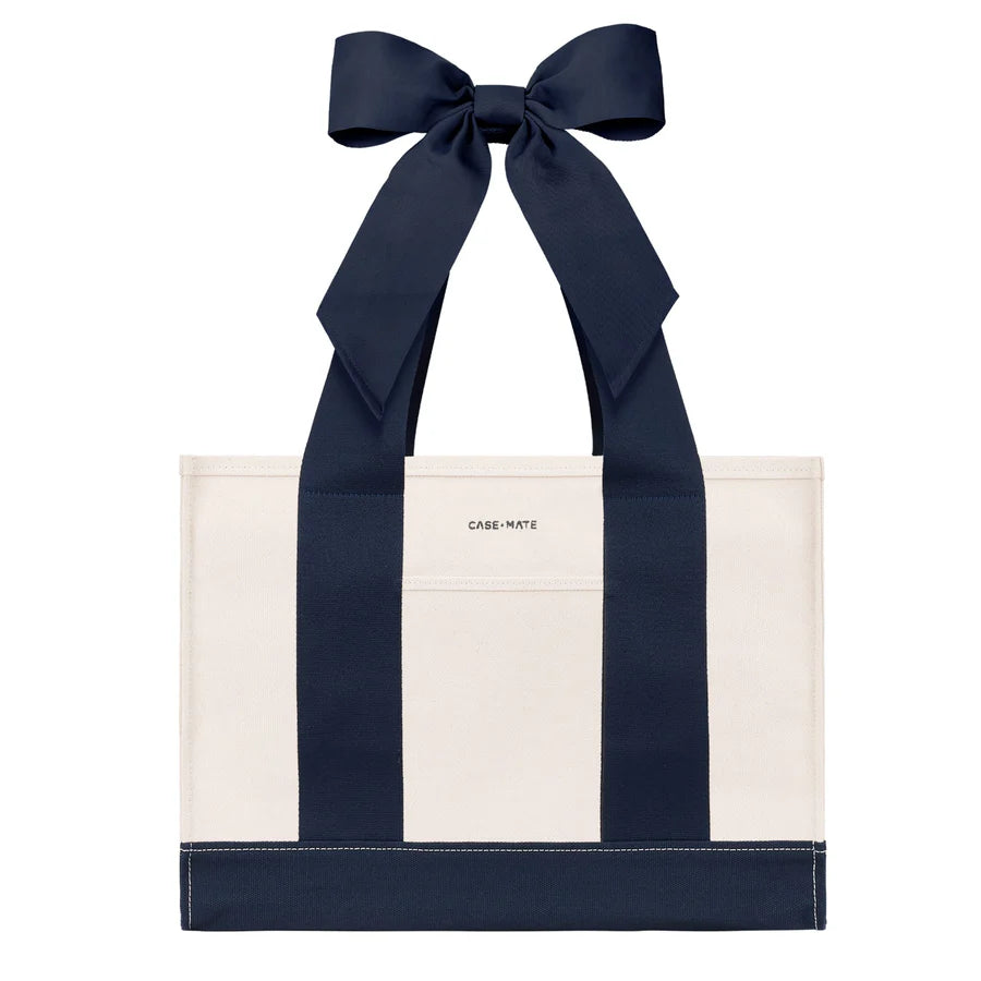 Case-mate Oxford Navy Canvas Tote