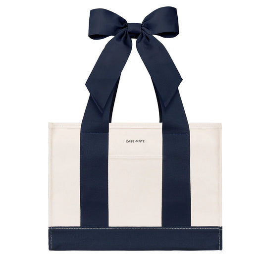Case-mate Oxford Navy Canvas Tote