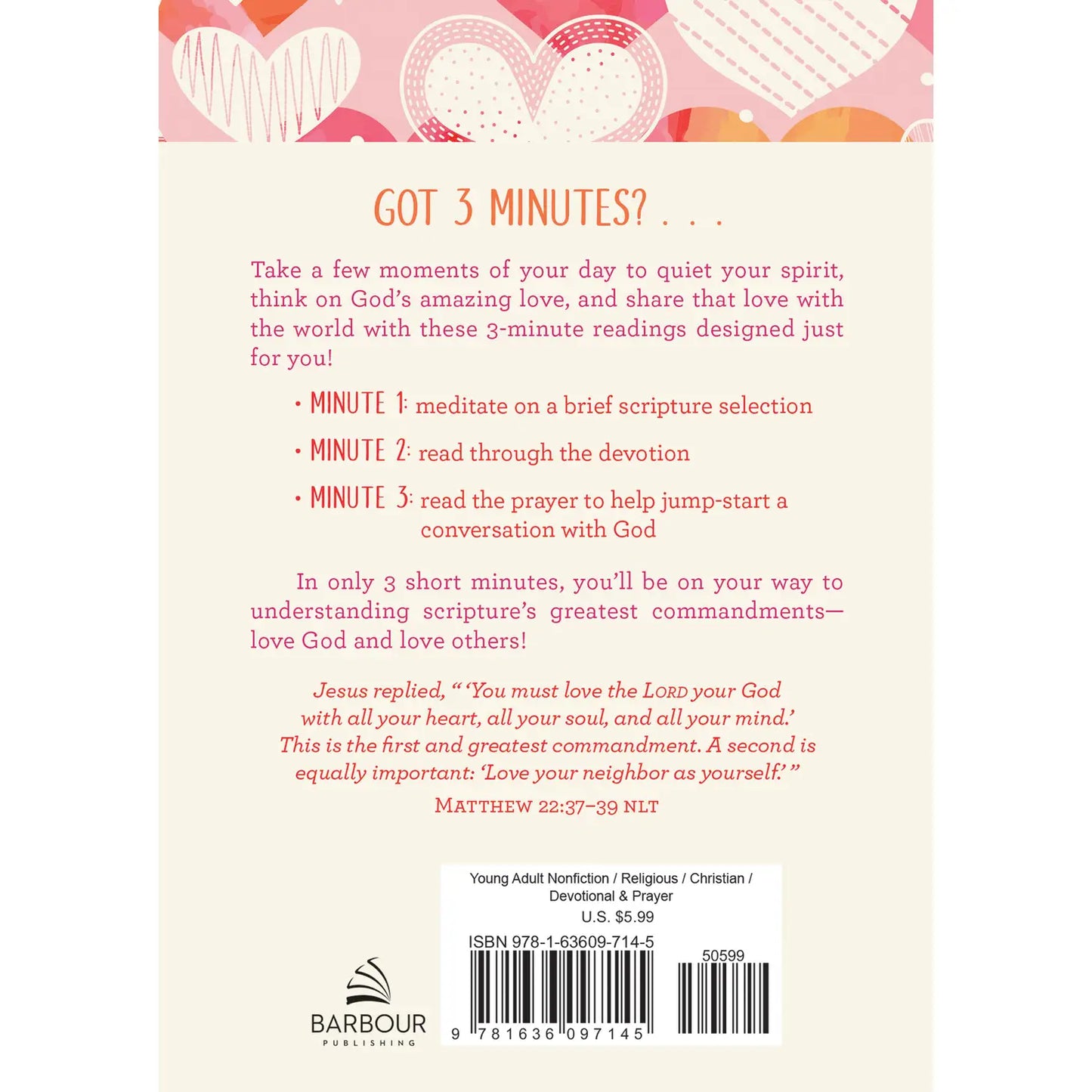 Choose Love: 3-Minute Devotion For Teen Girls