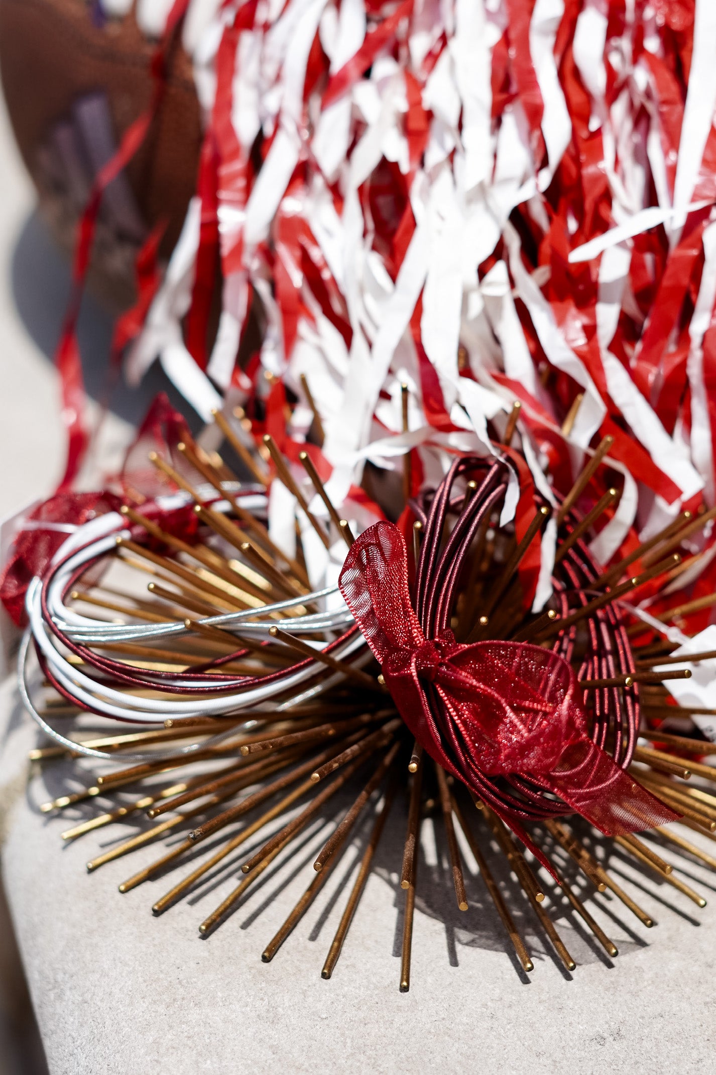 These stretch bracelets are perfect for every day wear or for game day!! With 12 individual bracelets, you can stack them or split them up!! Burgundy set and Crimson and white set.