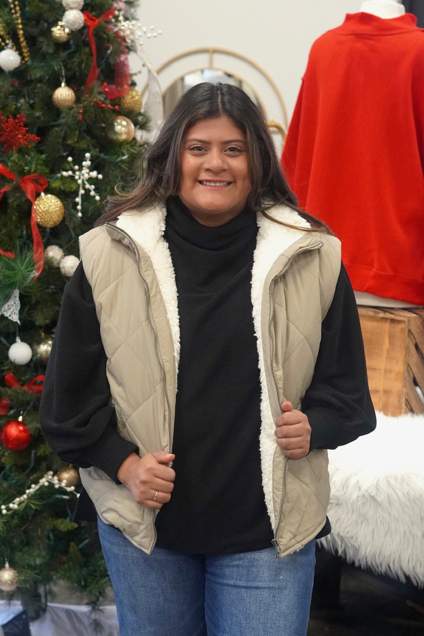 Cozy Fleece Lined Puffer Vest