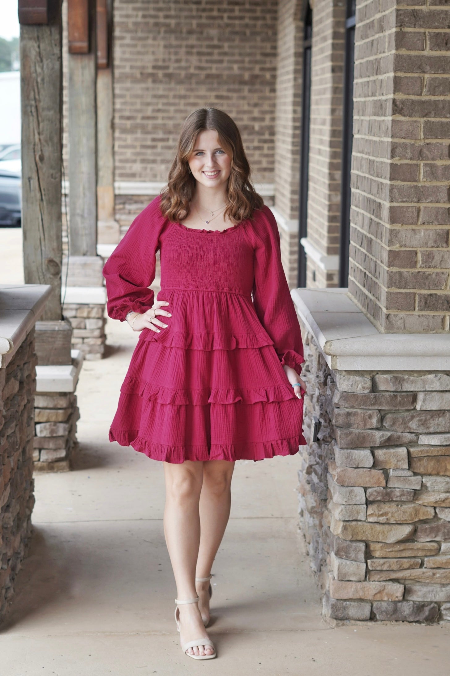 Sweet Cherry Square Neck Dress Allie and Me Boutique Sweet Cherry Square Neck Dress Allie and Me Boutique