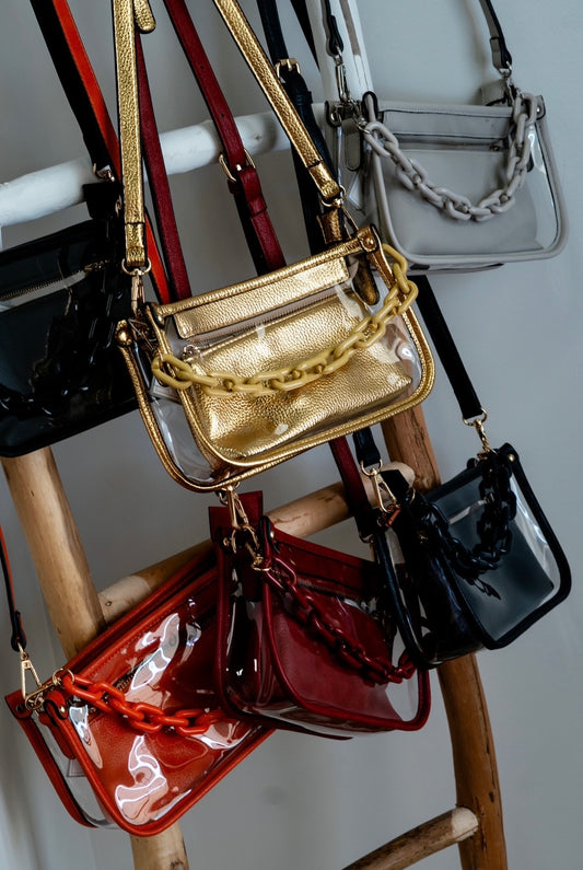 Jessica Clear Stadium Purse