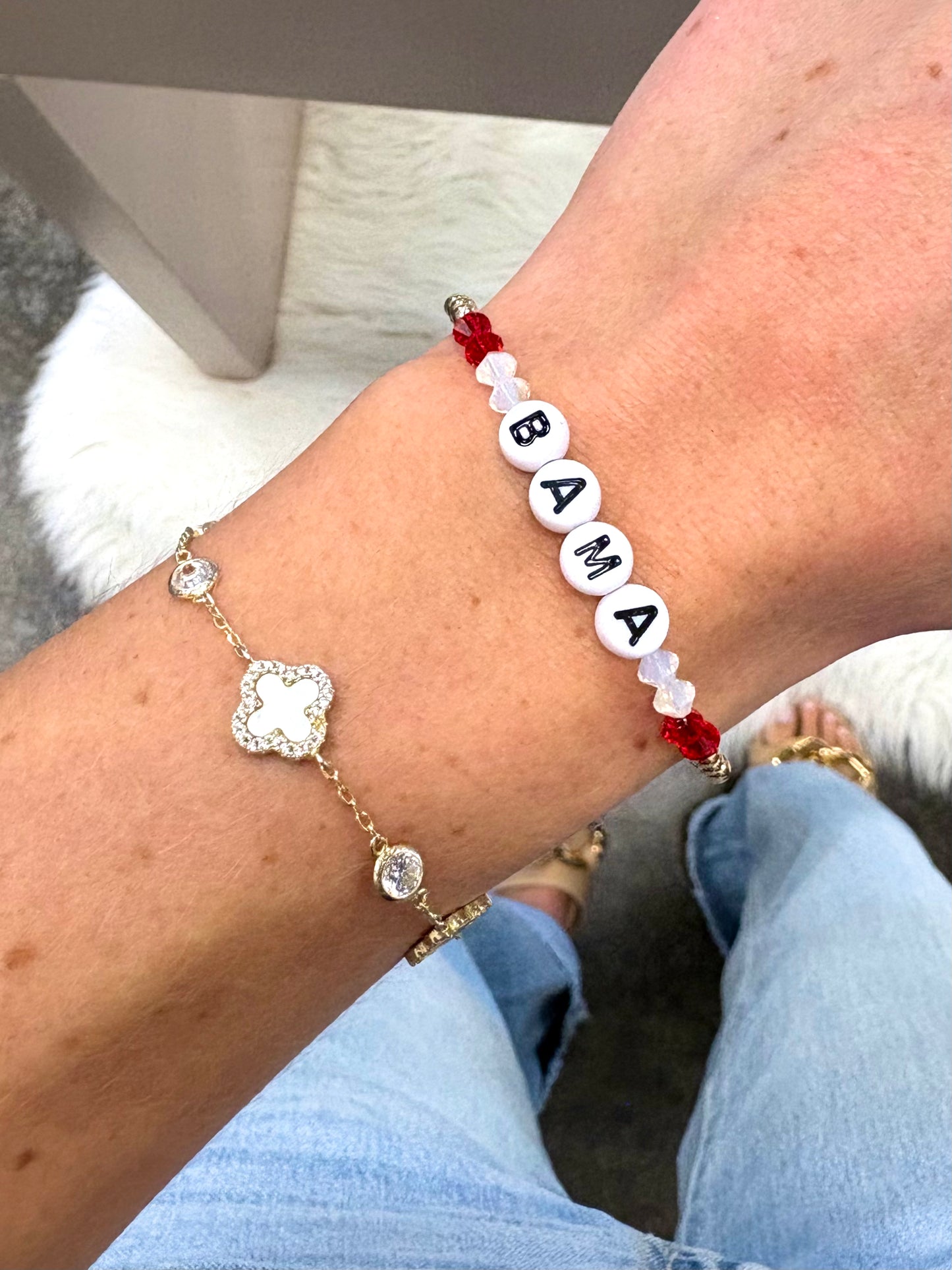 Bama Gold Filled Beaded Bracelet