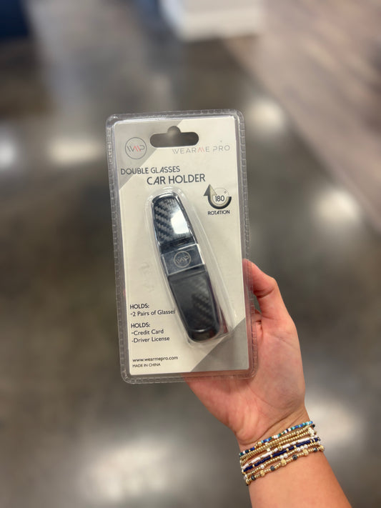 Double Glasses Car Holder Clip