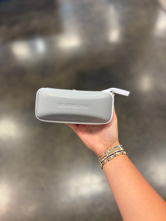 WearMe Pro Hard Shell Grey Zipper Case
