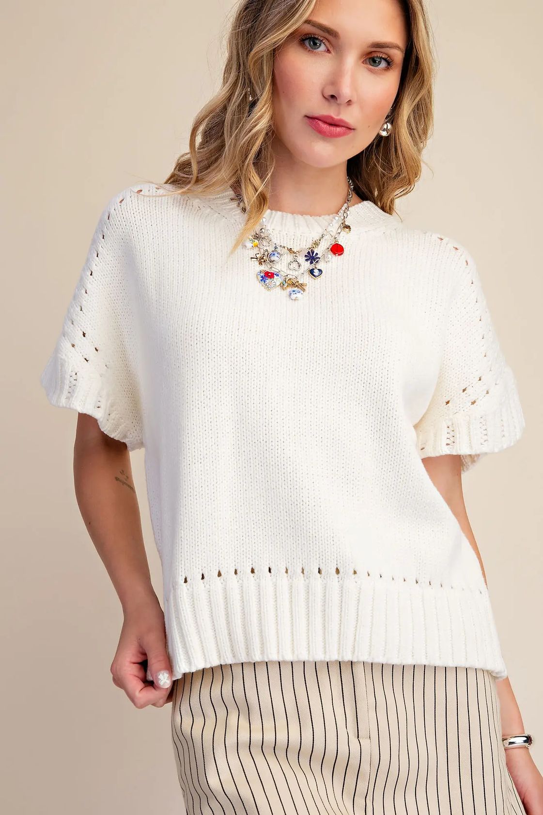 Jill Everyday White Sweater