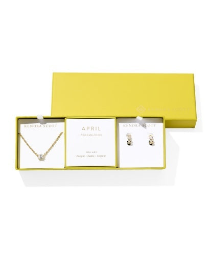 Kendra Scott Cailin April Birthstone Gift Set