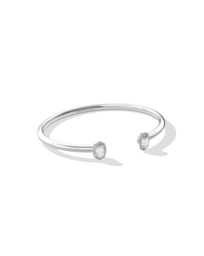 Kendra Scott Silver Mini Elton Luxe Cuff Bracelet