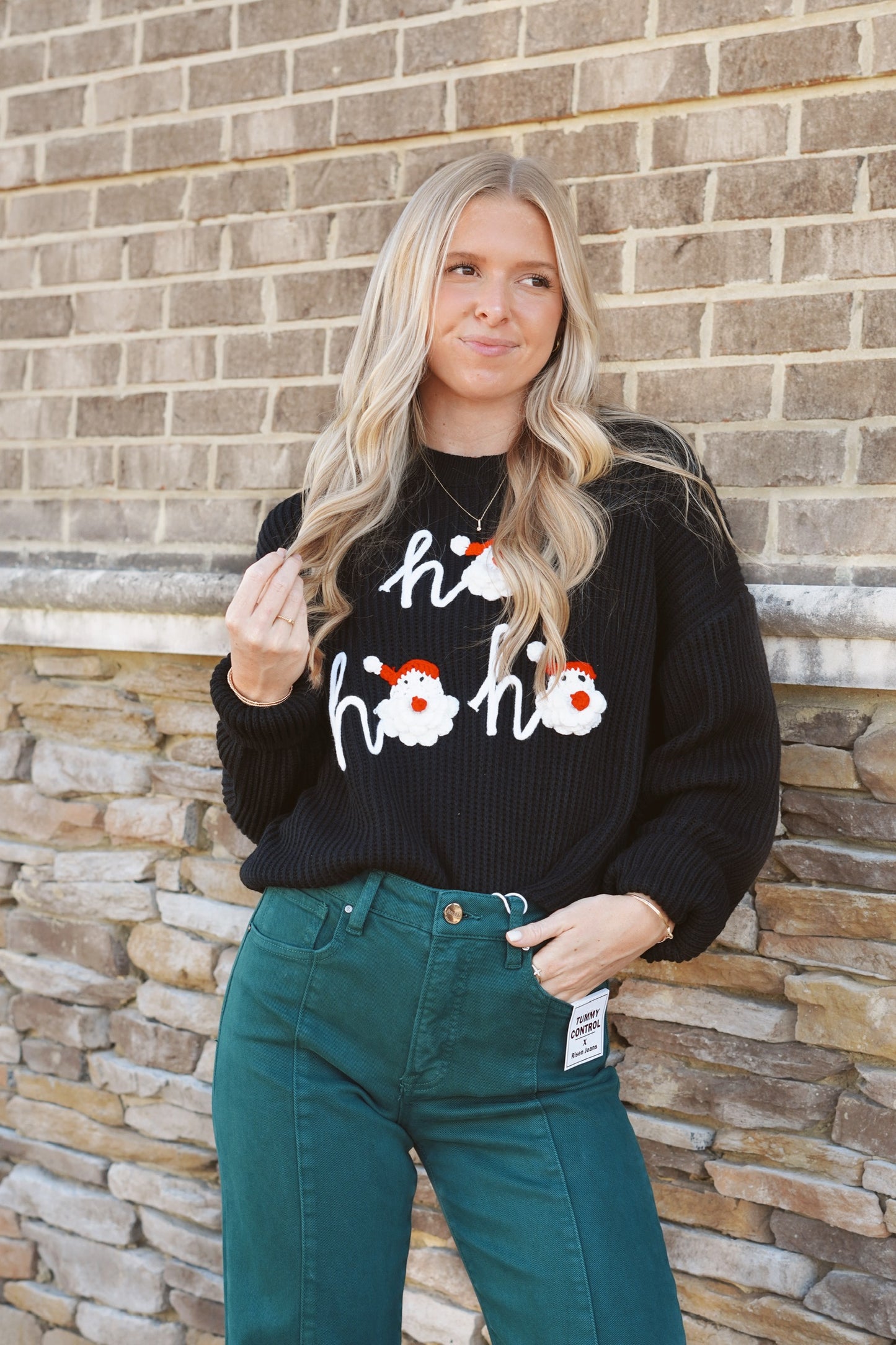 Gracie Green High Rise-Crop Wide Leg Jeans, Button/Zipper Closure, Cropped, Pockets, Wide Leg, Color: Green, Inseam: 26.5"