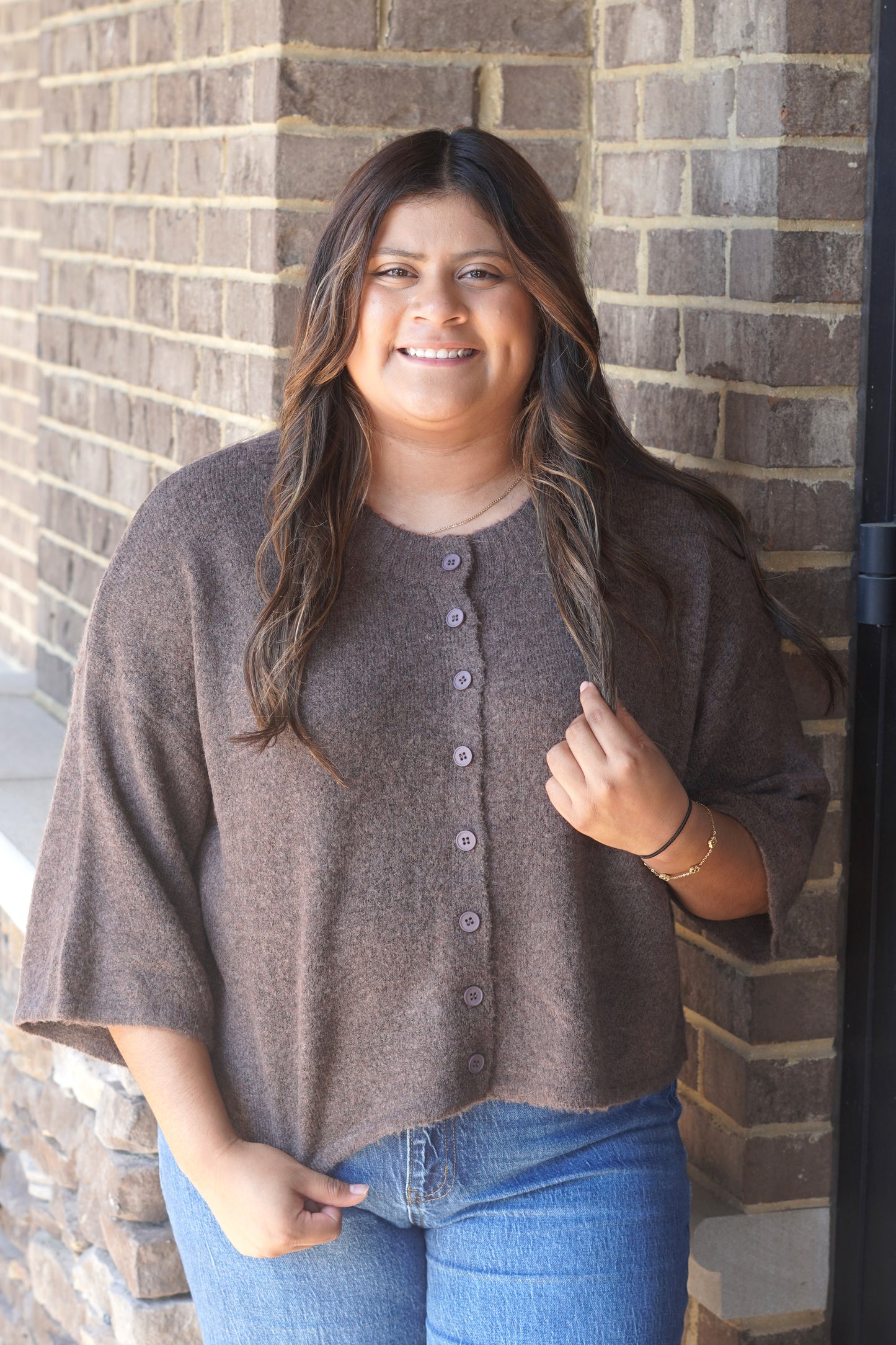 Teddy Short Sleeve Cardigan