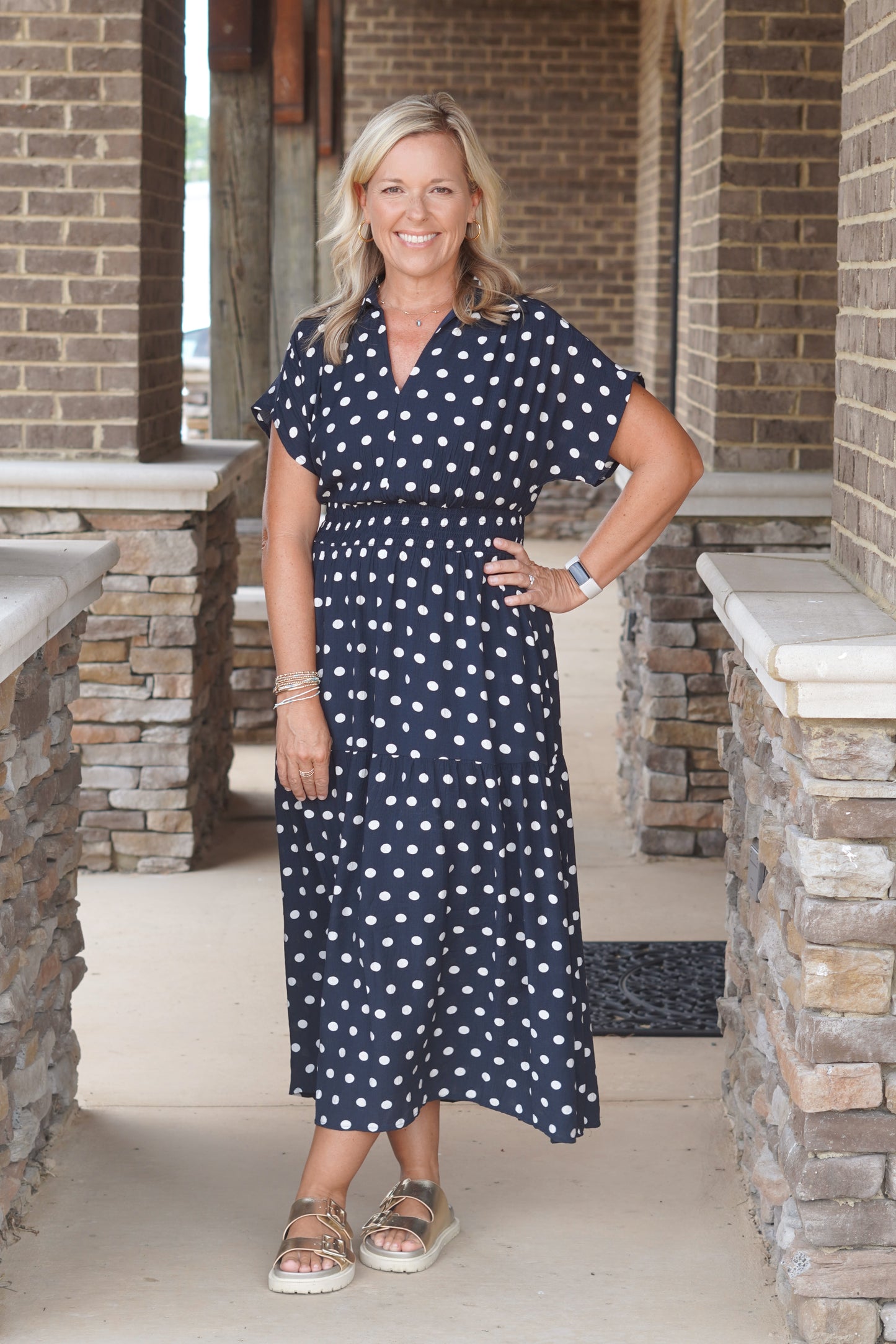 Polly Polka Dot Maxi Dress