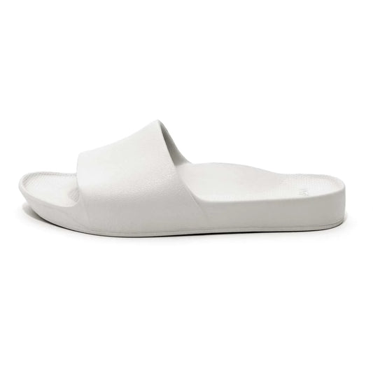 Introducing our all new Arch Support Slides. So comfy and supportive, you'll never take them off!  White Color