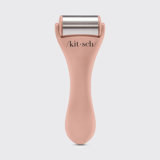 pink stainless steel ice roller