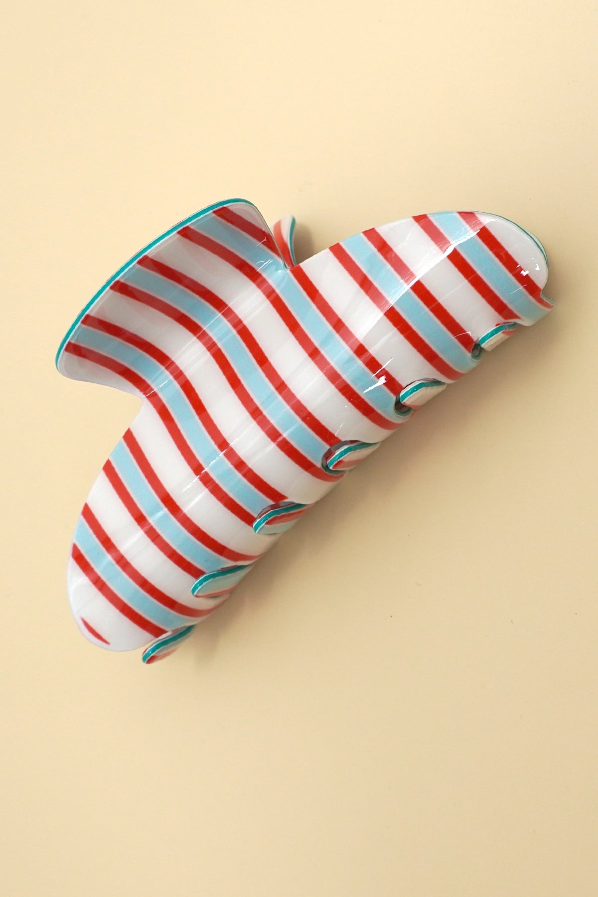 Striped Hair Clip