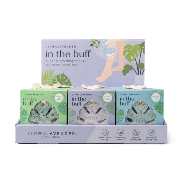 Reusable, high-exfoliant sponge pre-packed with body wash
Moisturizing shea butter formula
Free from parabens sulfates
Vegan cruelty-free
Handy hanging loop for easy drying