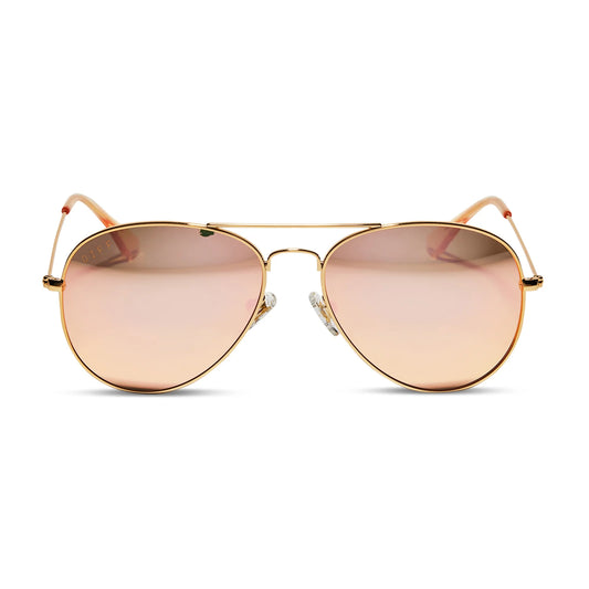 Cruz Gold Peach Mirror