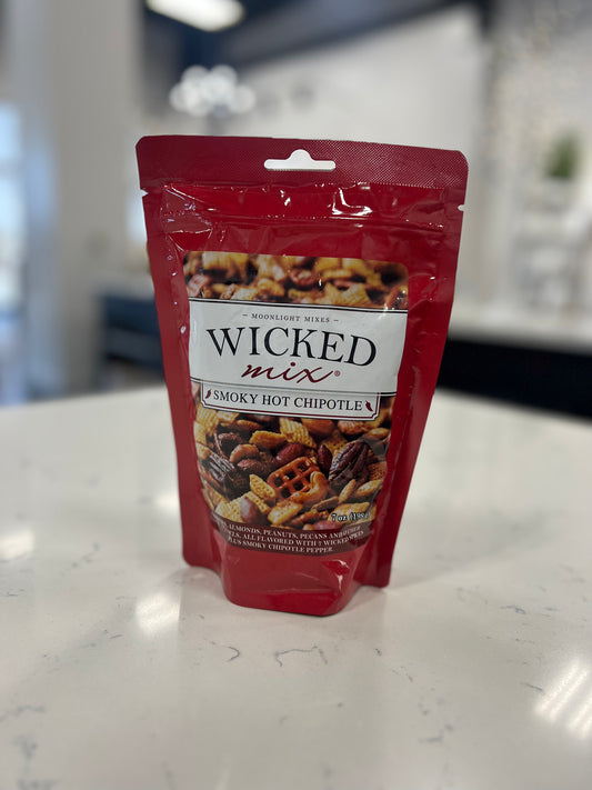 A great combination to meet your cravings! This wicked snack mix is the perfect snack!