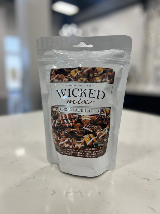 A great combination to meet your cravings! This wicked snack mix is the perfect snack!