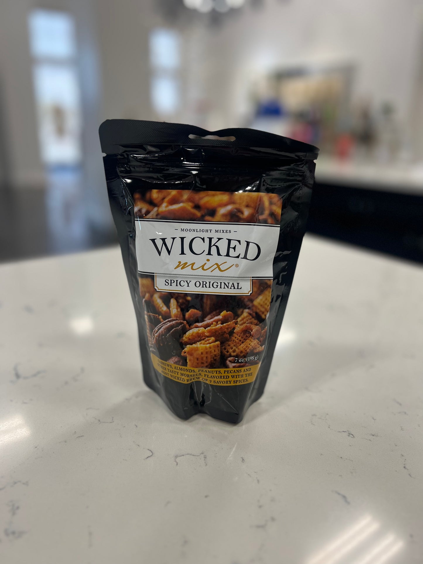 A great combination to meet your cravings! This wicked snack mix is the perfect snack!