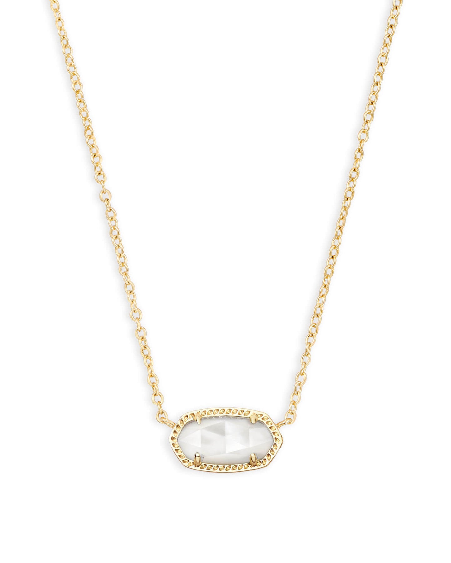 Kendra Scott Elisa Necklace Gold Ivory Mother Of Pearl
