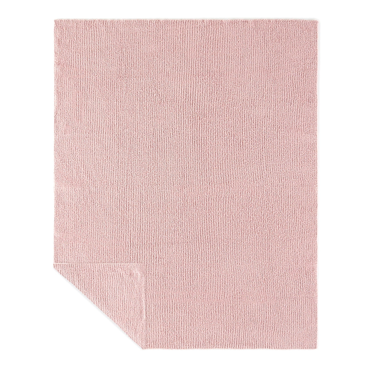 Pink Premier Ribbed Cozy Knit Throw. This extremely cozy throw is made with plush, ultra-soft fabric and offers an outstanding hand-feel making it an irresistible must-have accent in your home.