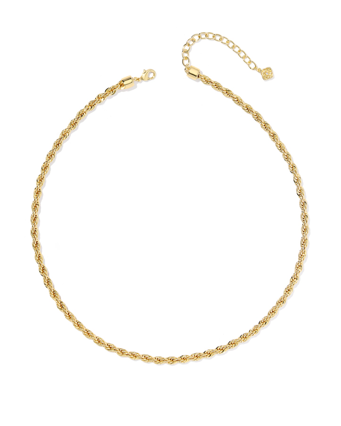 Gold Chain Necklace, classic braided chain design