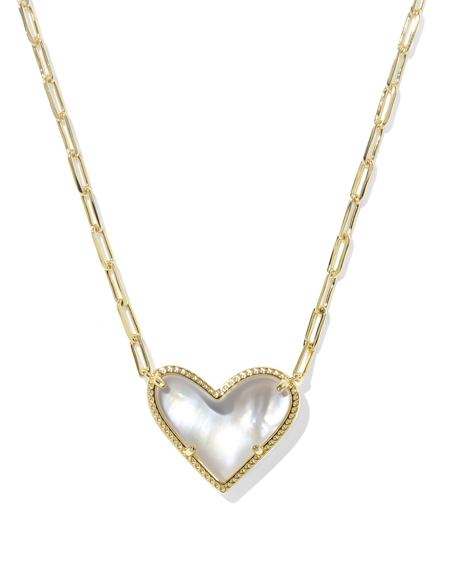 Kendra Scott Ari Heart Statement Short Pendant Necklace