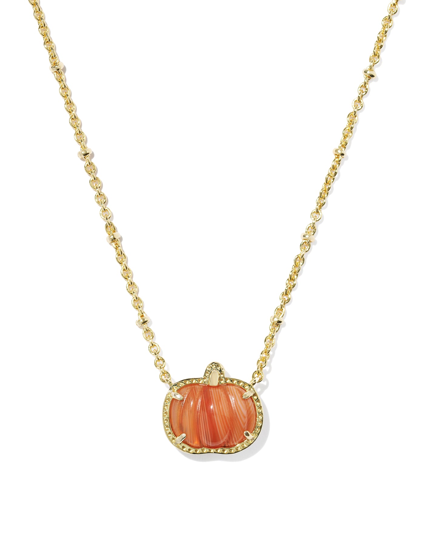 Kendra Scott Pumpkin Short Pendant Necklace