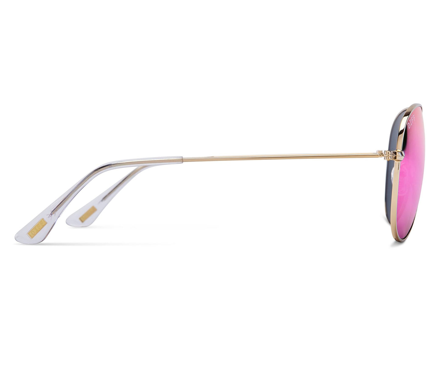 Cruz Gold + Pink Mirror Sunglasses