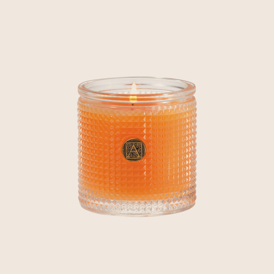 Aromatique Textured Glass Candle