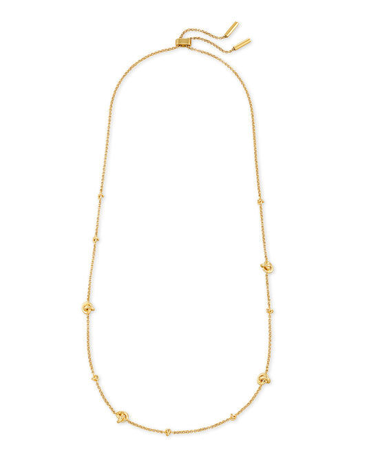 Kendra Scott Presleigh Love Knot Short Strand Necklace