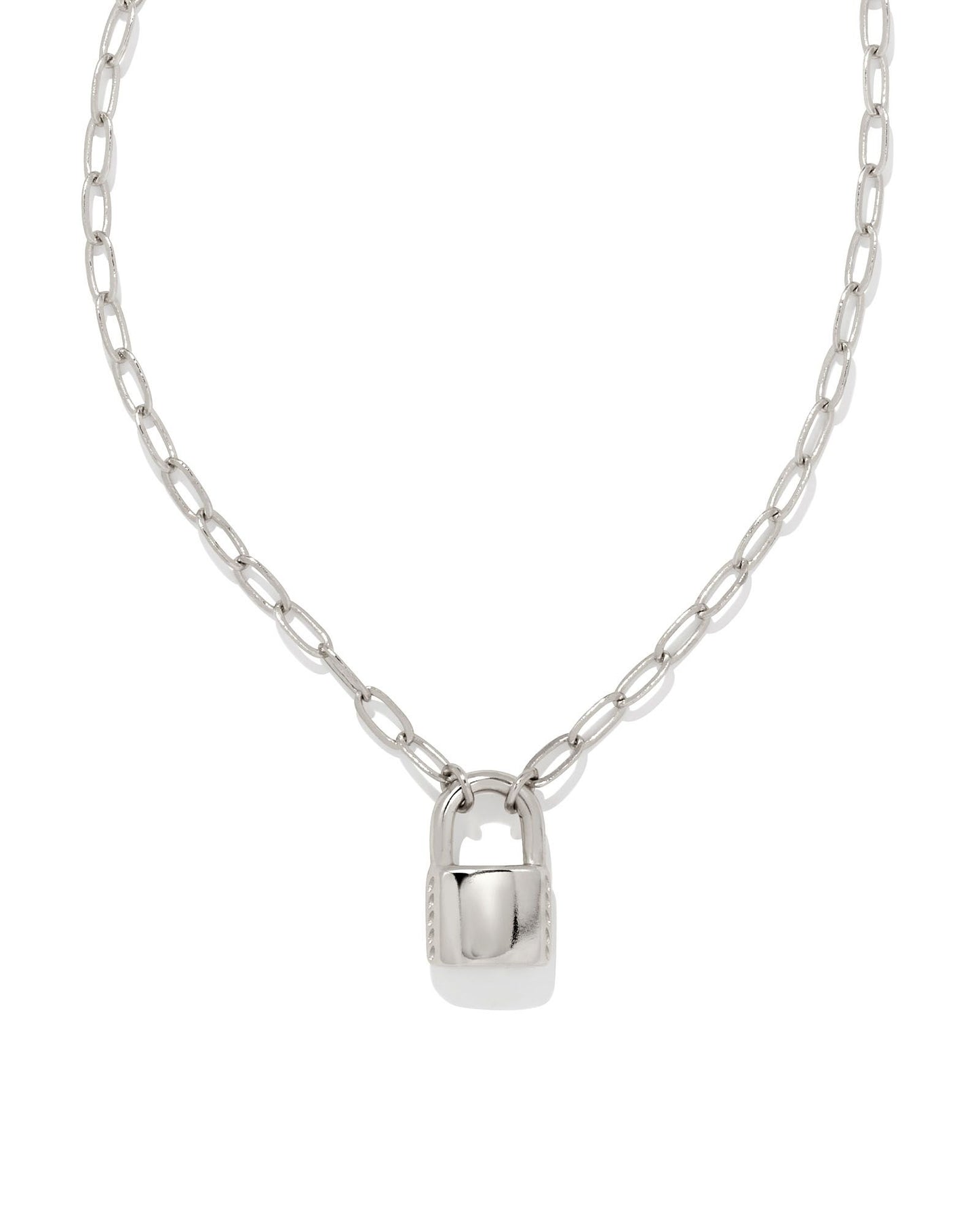Kendra Scott Jess Small Lock and Chain Necklace