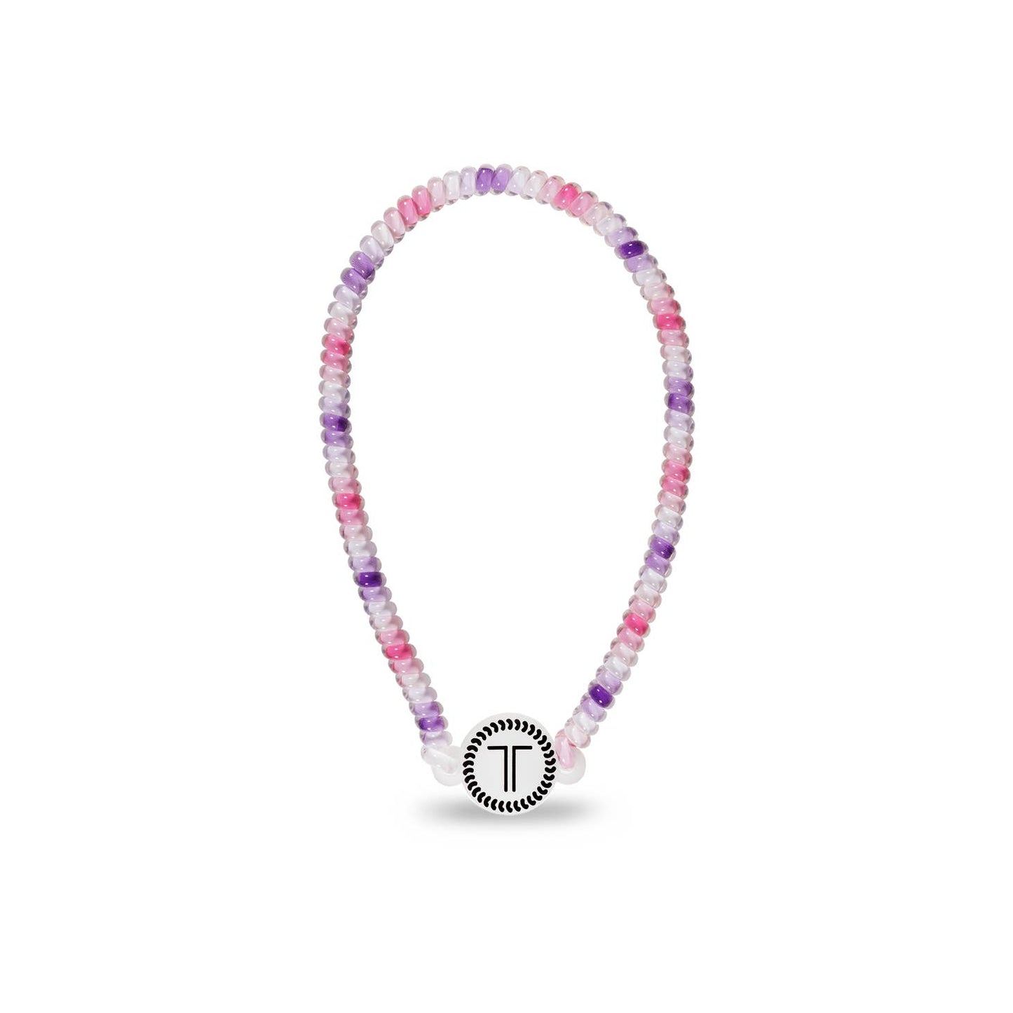 white pink and purple mix teletie headband