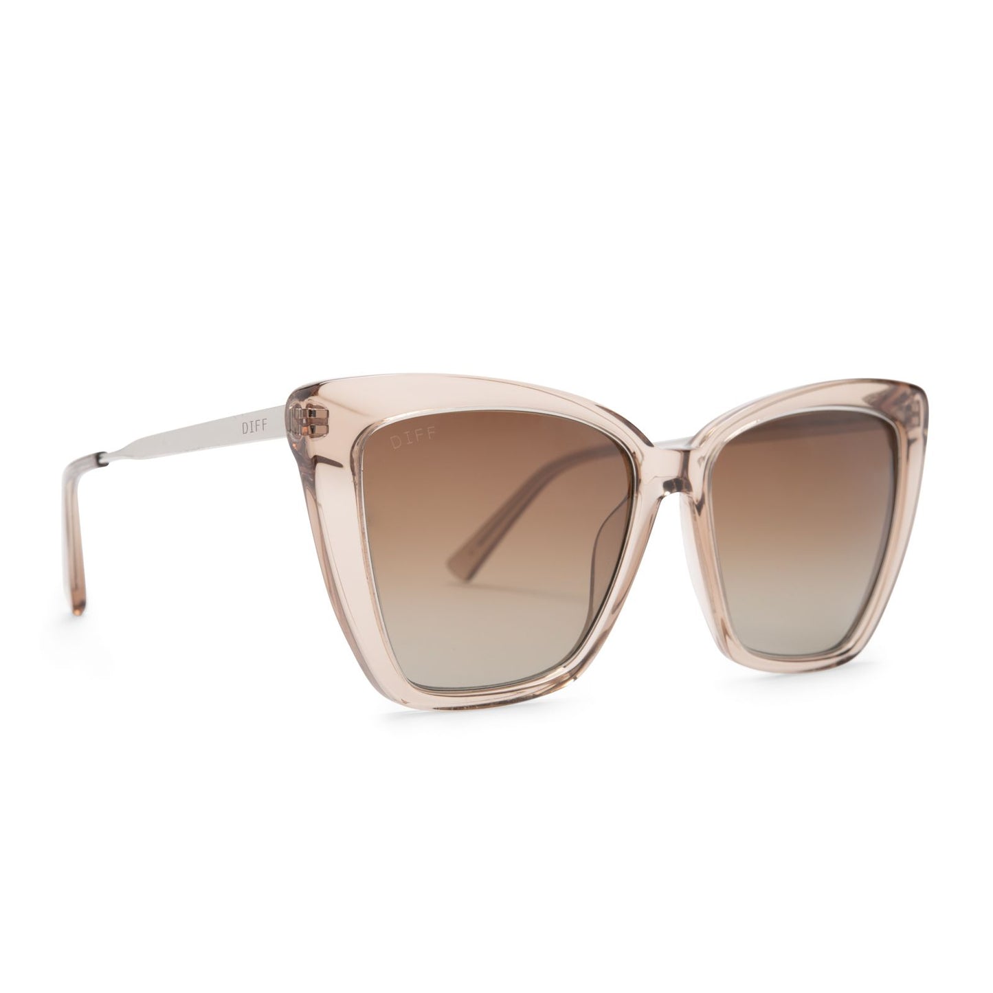 Becky IV Vintage Crystal + Brown Gradient Sunglasses