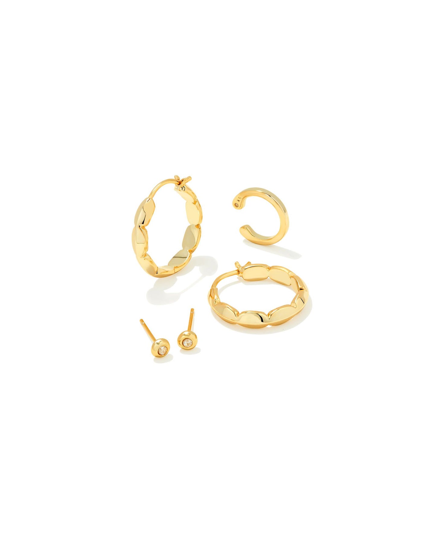 Kendra Scott Brooke Huggie & Stud Earrings Set