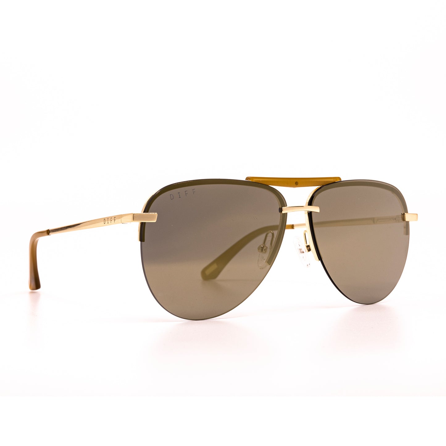 Tahoe Brushed Gold + Gold Mirror Sunglasses