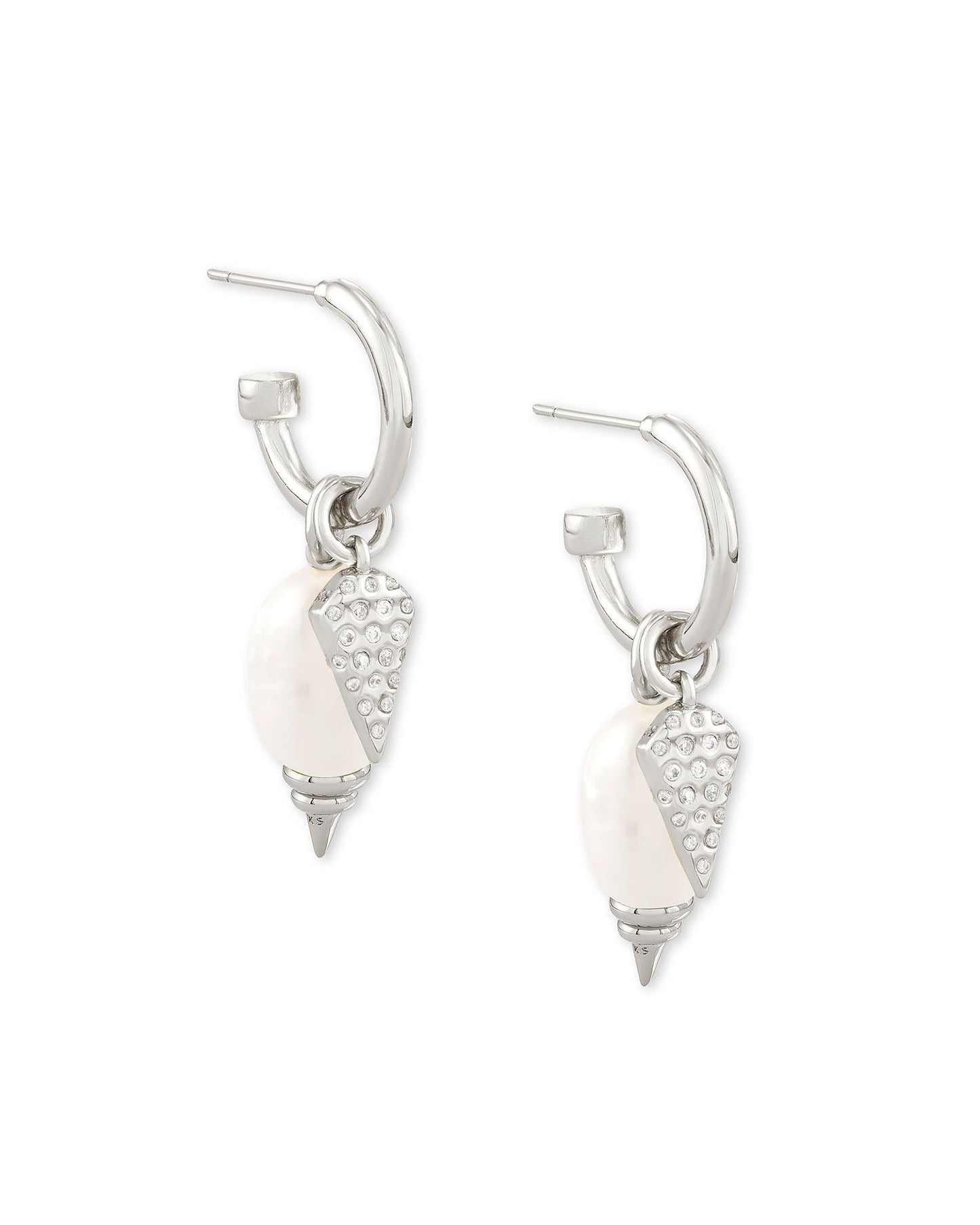 Kendra Scott Demi Huggie Pearl Earring Set