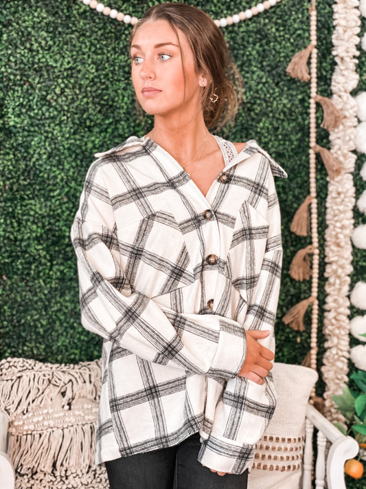 Rhonda Plaid Shacket