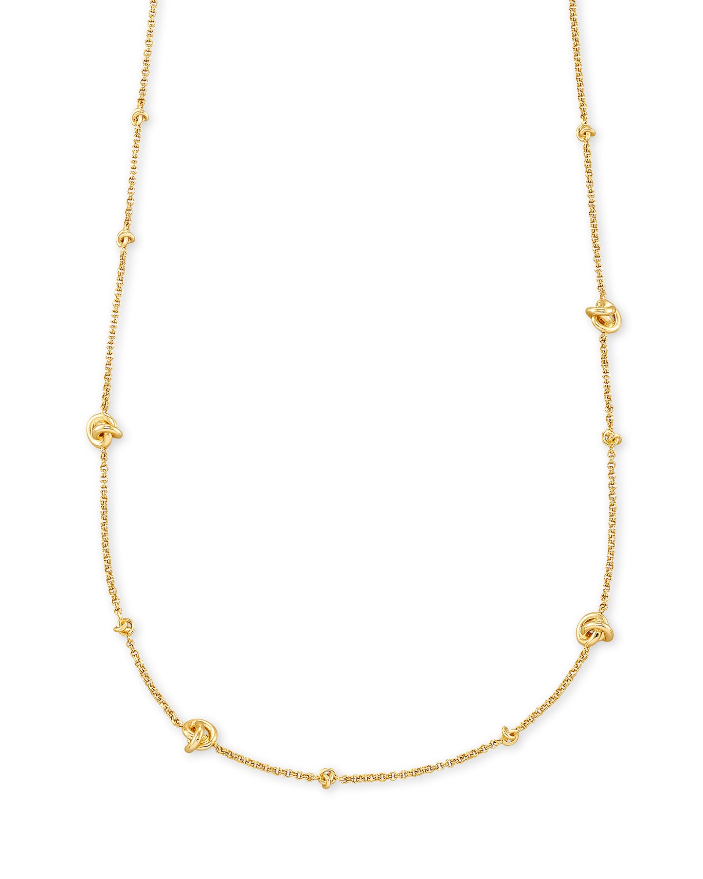 Kendra Scott Presleigh Love Knot Short Strand Necklace