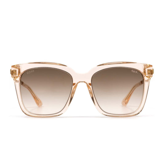 H.E.R - Bella Ginger Crystal + Light Brown Gradient Sunglasses