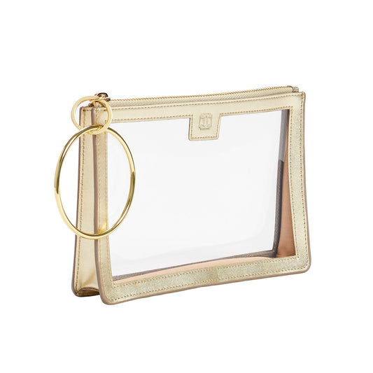 Big O Clear Gold Rush Bracelet Bag