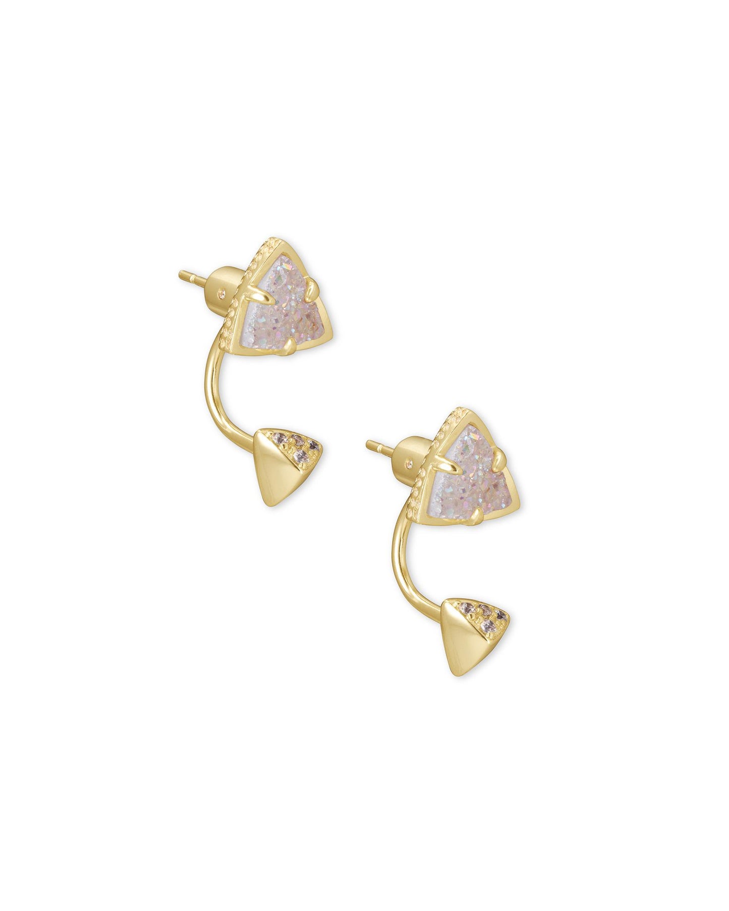 Kendra Scott Perry Drusy Ear Jacket Earrings