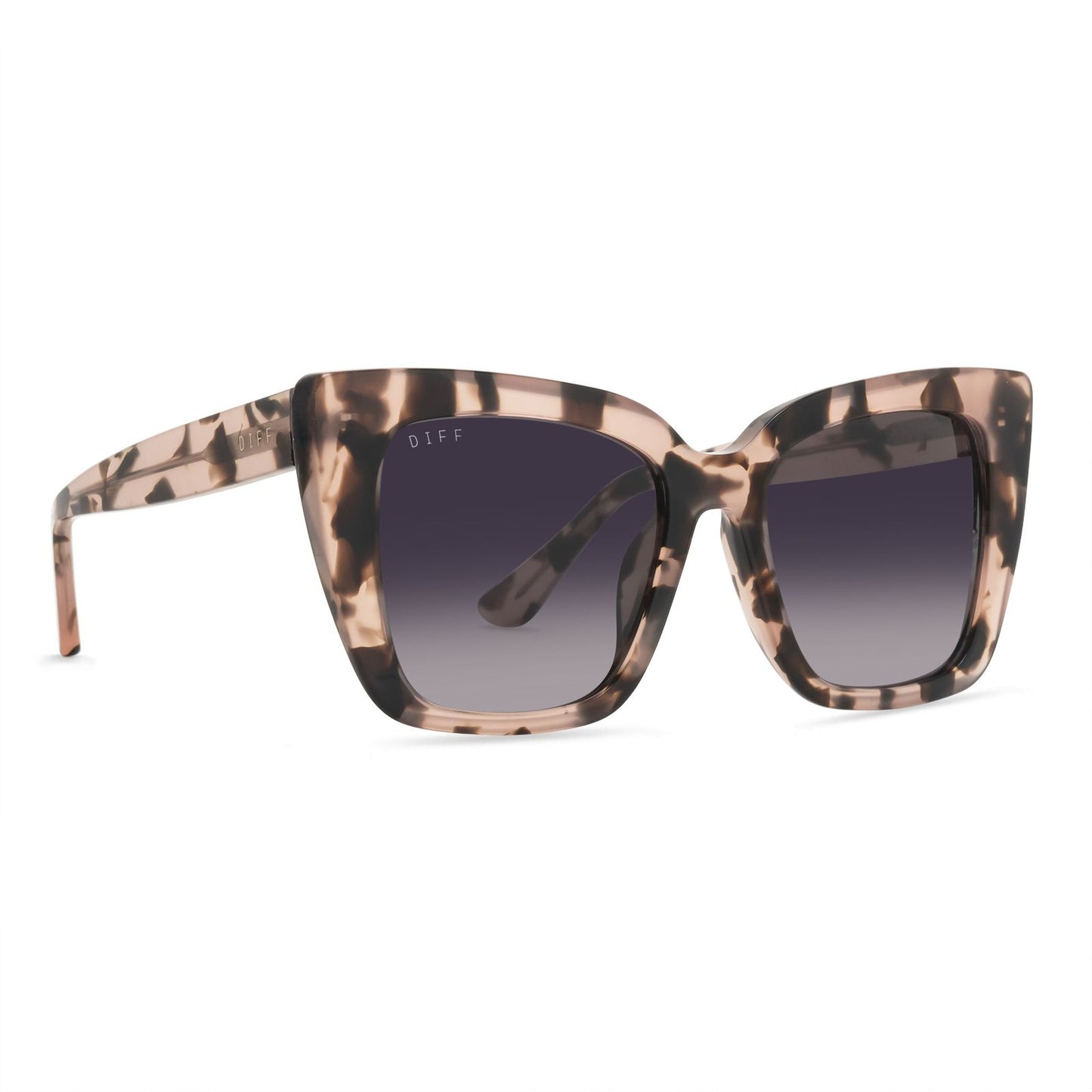 Lizzy Himalayan Tortoise Grey Sunglasses