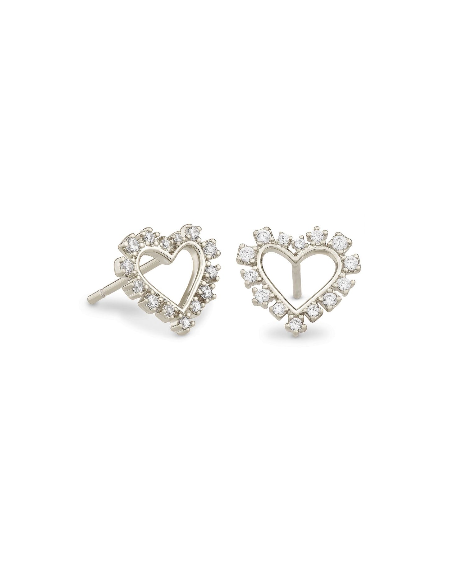 Kendra Scott Ari Heart Crystal Stud Earrings
