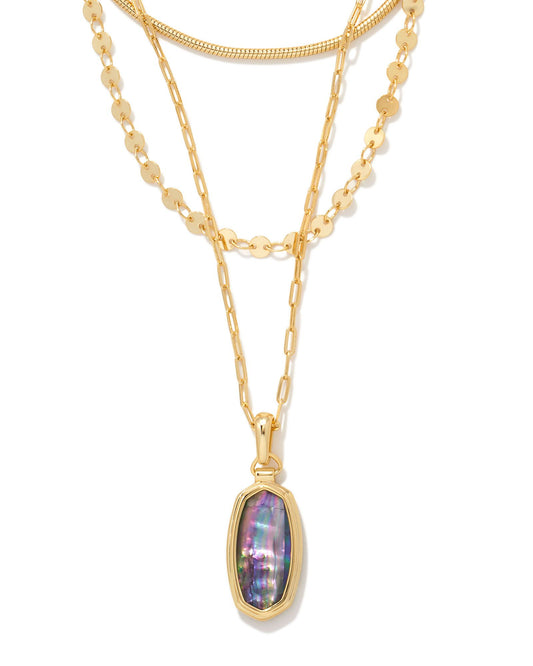 Kendra Scott Framed Dani Triple Strand Necklace